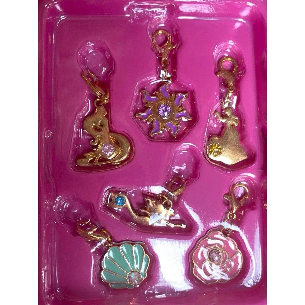 Disney Princess Crystal Dreams Jewelry Making Kit DIY Beads Charms 6 Bracelets